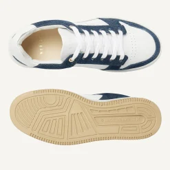 DAMES Nubikk Basket Court Denim Sneakers Voor Dames