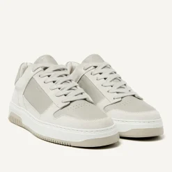 Heren Nubikk Basket Court Lichtgrijze Sneakers Voor Heren