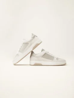 Heren Nubikk Basket Court Lichtgrijze Sneakers Voor Heren