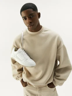 Heren Nubikk Basket Court Witte Sneakers Voor Heren