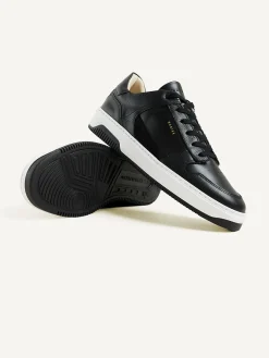 Heren Nubikk Basket Court Zwarte Sneakers Voor Heren