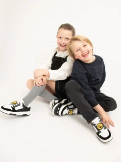 Nubikk Basket Court JR Zwarte Witte Sneakers Voor Kids
