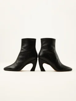 DAMES Nubikk Bibi Coco Zwarte Enkellaarzen Voor Dames