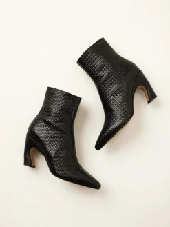 DAMES Nubikk Bibi Coco Zwarte Enkellaarzen Voor Dames