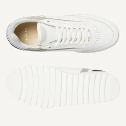 Heren Nubikk Cliff Cane Wit Blauwe Sneaker Voor Heren