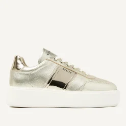 DAMES Nubikk Elise Wing Gouden Sneakers Voor Dames