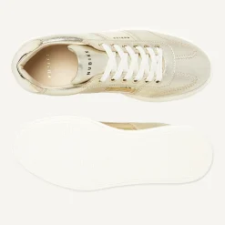 DAMES Nubikk Elise Wing Gouden Sneakers Voor Dames