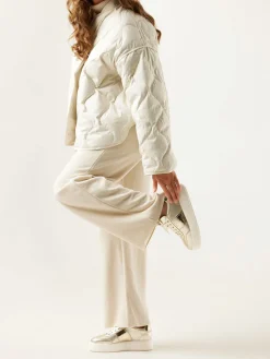 DAMES Nubikk Elise Wing Gouden Sneakers Voor Dames