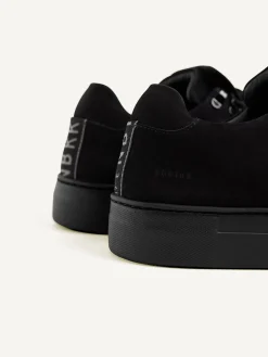 Heren Nubikk Jagger Classic Nubuck Zwarte Raven Sneakers Voor Heren