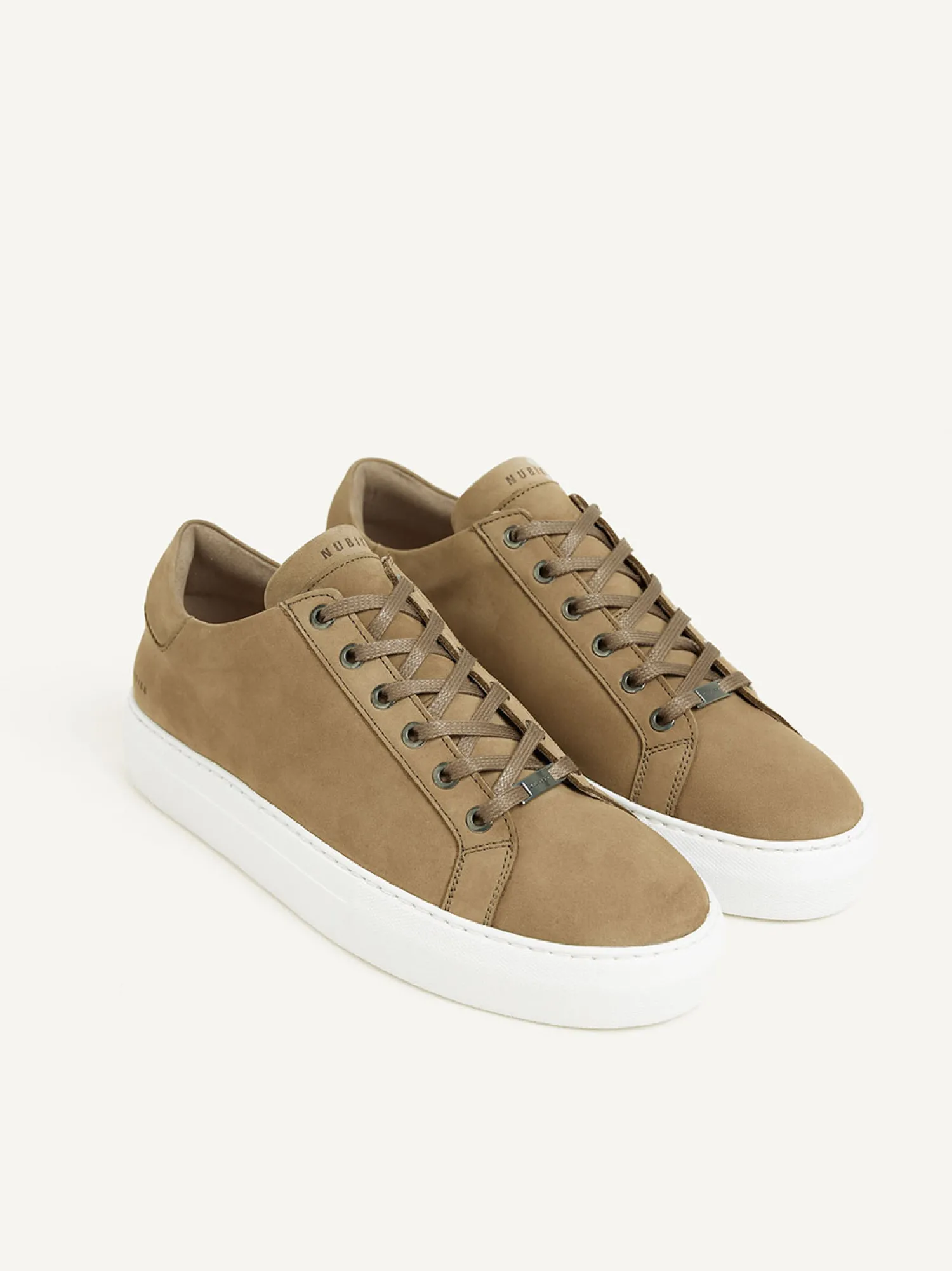 Heren Nubikk Jagger Pure Bruine Sneakers Voor Heren