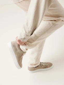 Heren Nubikk Jagger Pure Taupe Sneakers Voor Heren
