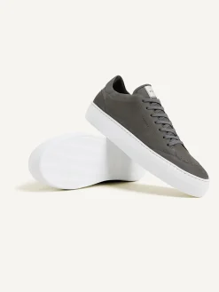 Heren Nubikk Jagger Tora Donkergrijze Sneakers Voor Heren