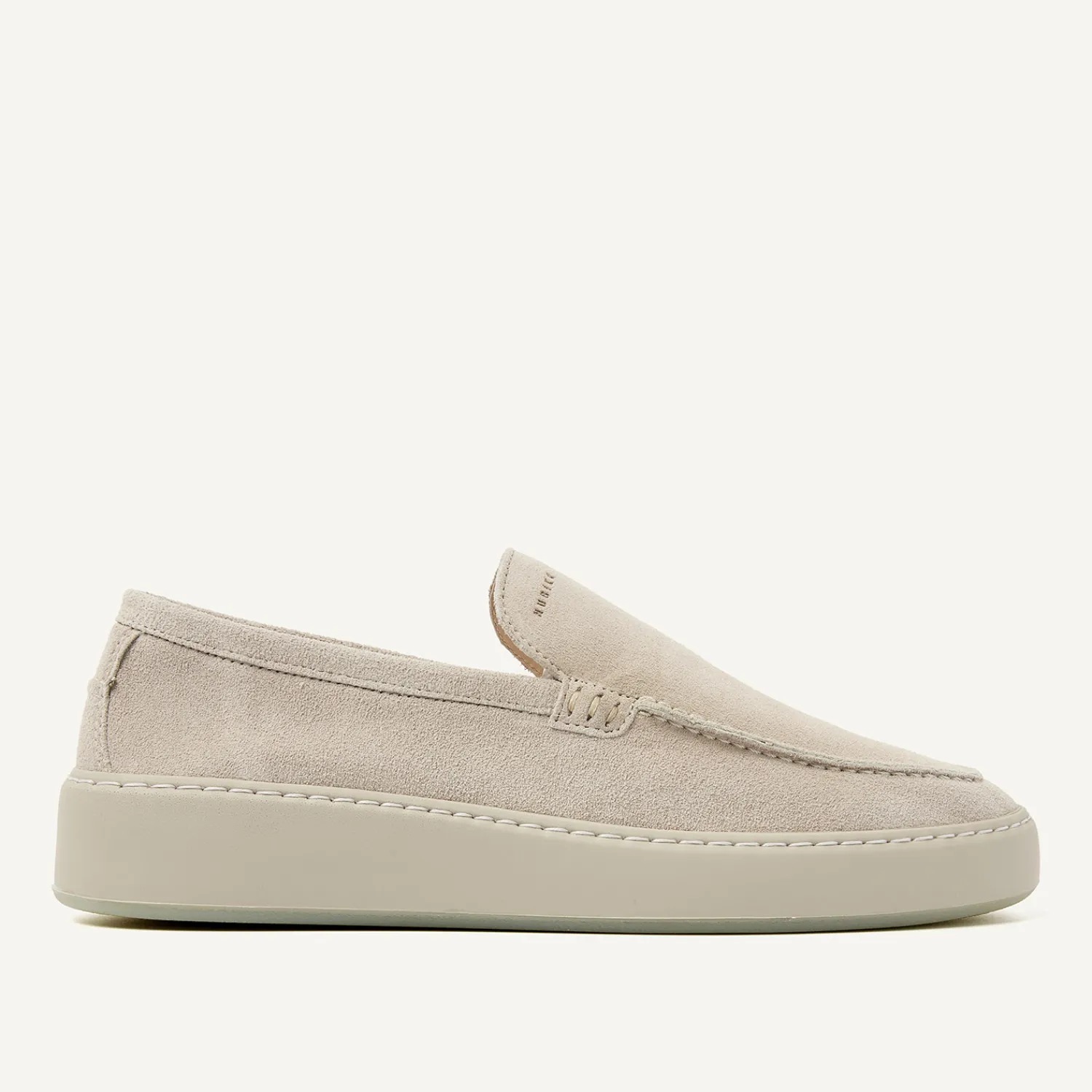 Heren Nubikk Jiro Mio Beige Suède Loafers Voor Heren