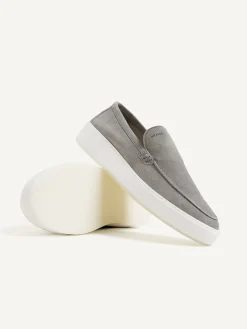 Heren Nubikk Jiro Mio Lichtgrijze Loafers Voor Heren