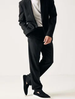 Heren Nubikk Jiro Mio Zwarte Loafers Voor Heren