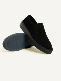 Heren Nubikk Jiro Mio Zwarte Raven Loafers Voor Heren