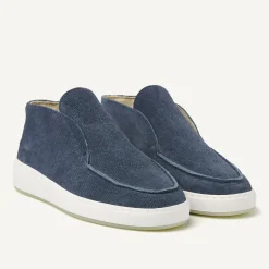 DAMES Nubikk Jiro Sua Denim Suede Loafers For Women