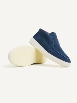 DAMES Nubikk Jiro Sua Denim Suede Loafers For Women