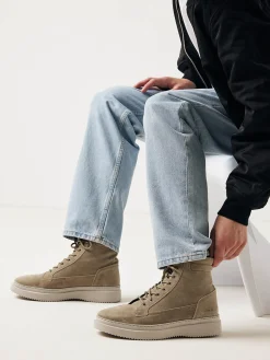 Heren Nubikk Jonah Dune Taupe Boots Voor Heren