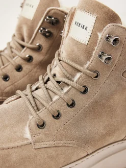 Heren Nubikk Jonah Polar Fur Taupe Boots Voor Heren