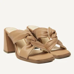 DAMES Nubikk Lana Twist Beige Sandalen Voor Dames
