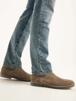 Heren Nubikk Logan Chelsea Taupe Boots Voor Heren
