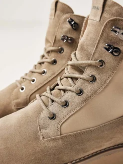 Heren Nubikk Logan Dune Beige Boots For Men