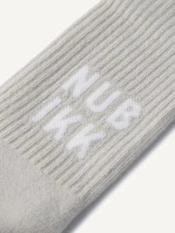 Heren Nubikk Nova Grijze Sokken Voor Heren