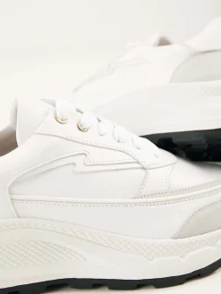 DAMES Nubikk Oberon Nora Witte Sneakers Voor Dames