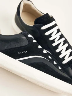 Heren Nubikk Ray Owen Donkerblauwe Sneakers Voor Heren