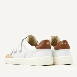 DAMES Nubikk Ray Straps Witte Sneakers Voor Dames