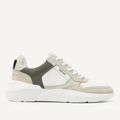 Nubikk Roque Road Wave JR Wit Grijze Sneakers Voor Kids