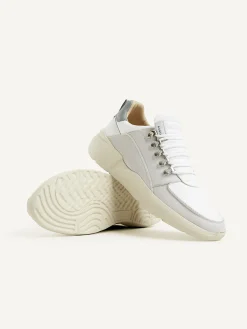 Heren Nubikk Roque Roman Witte Combi Sneakers Voor Heren