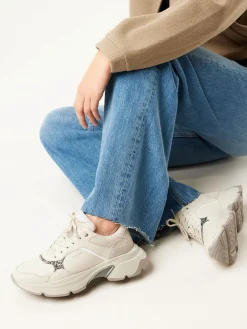 DAMES Nubikk Ross Jaden Beige Sneakers Voor Dames