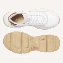 DAMES Nubikk Ross Jaden Witte Sneakers Voor Dames