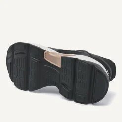 DAMES Nubikk Ross Trek Edge Zwarte Sneakers Voor Dames