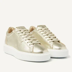DAMES Nubikk Vince Tora Gouden Sneakers Voor Dames