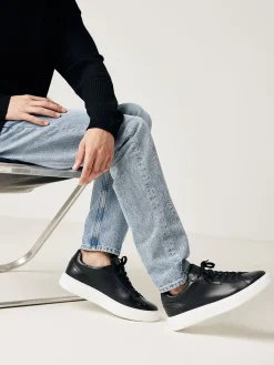 Heren Nubikk Vince Tora Zwarte Sneakers Voor Heren