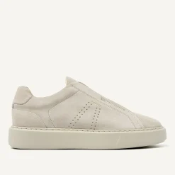 Heren Nubikk Vince Viggo Beige Suede Sneakers Voor Heren