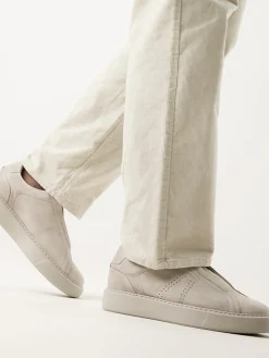 Heren Nubikk Vince Viggo Beige Suede Sneakers Voor Heren